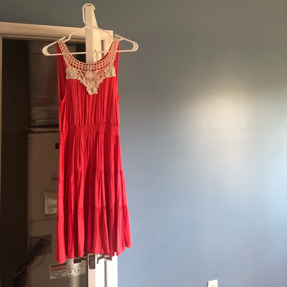 Coral dress